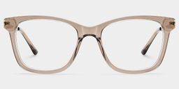Vibert Brown Rectangle Glasses0