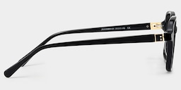 Talia Square Black Glasses6