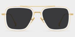 Gifford Aviator Clear Sunglasses0