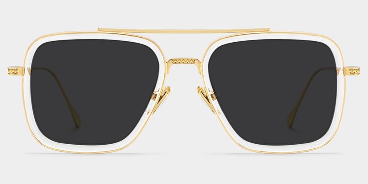 Gifford Aviator Clear Sunglasses