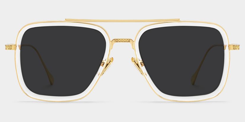 Gifford Aviator Clear Sunglasses