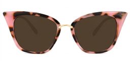 Chandrikar Cat Eye Pink-Floral Glasses0
