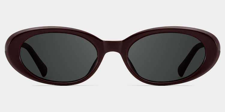 Zion Oval Purple Polarized Sunglasses