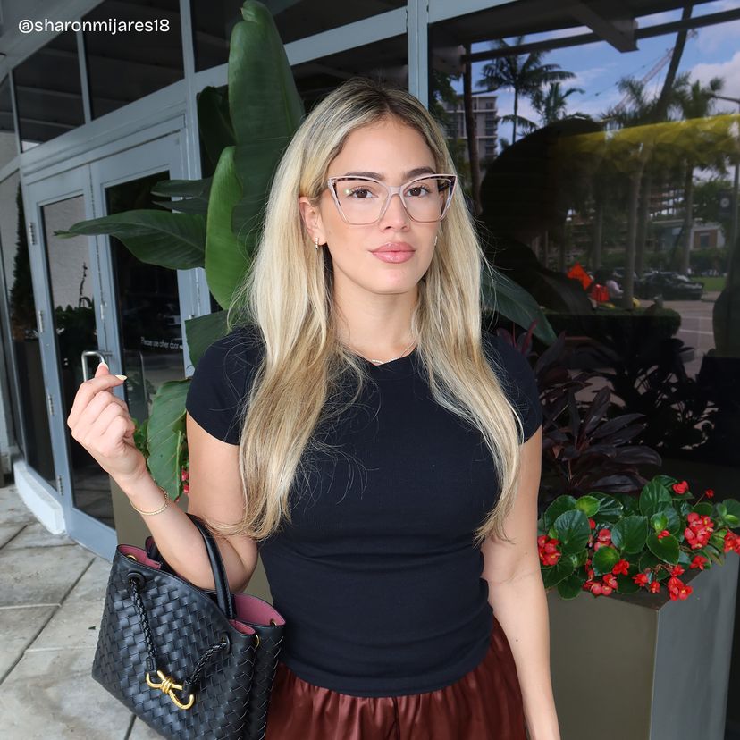 Adalis Cateye Beige Glasses