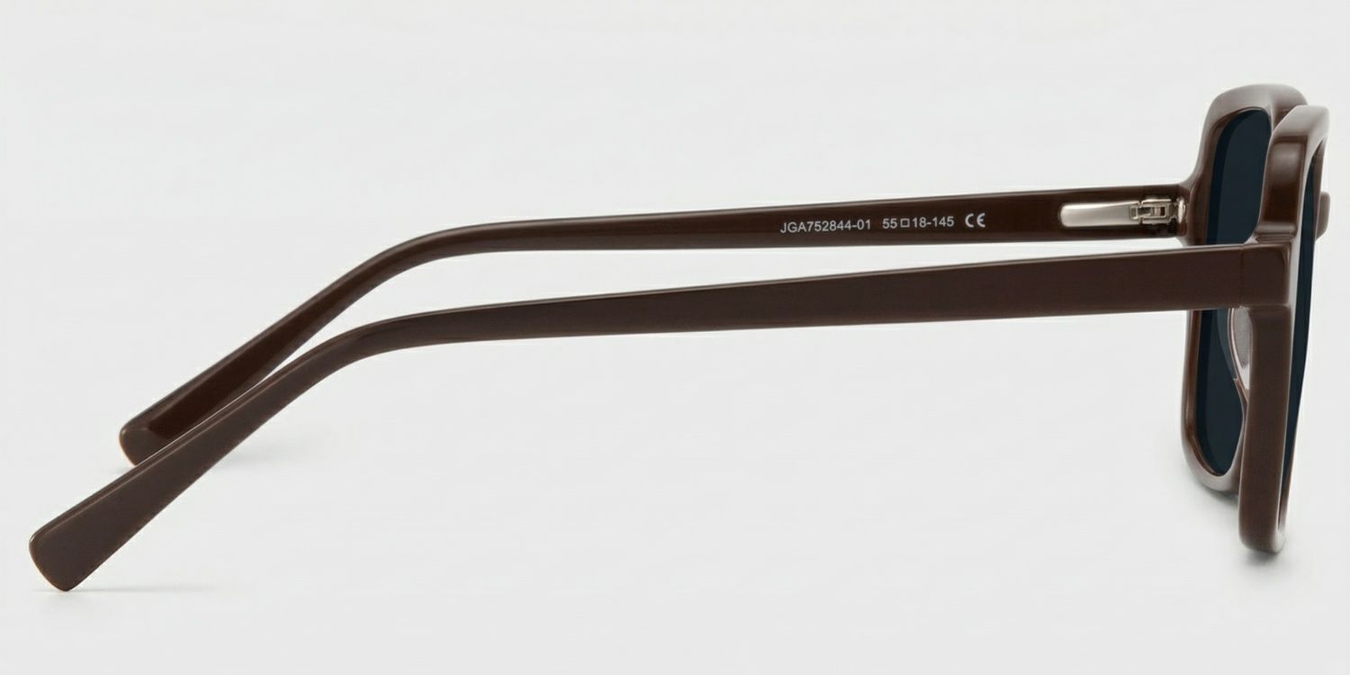 Kenneth Dark Brown Square Glasses for Ladies | ZEELOOL3