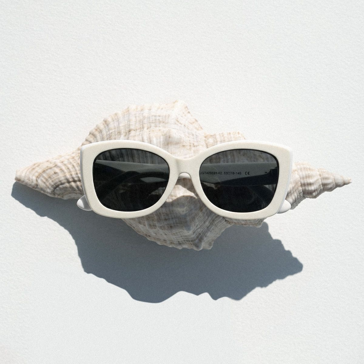 Rosie Cream White Butterfly Sunglasses to Frame Your Face | ZEELOOL