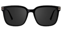 Kenny Square Black Sunglasses0
