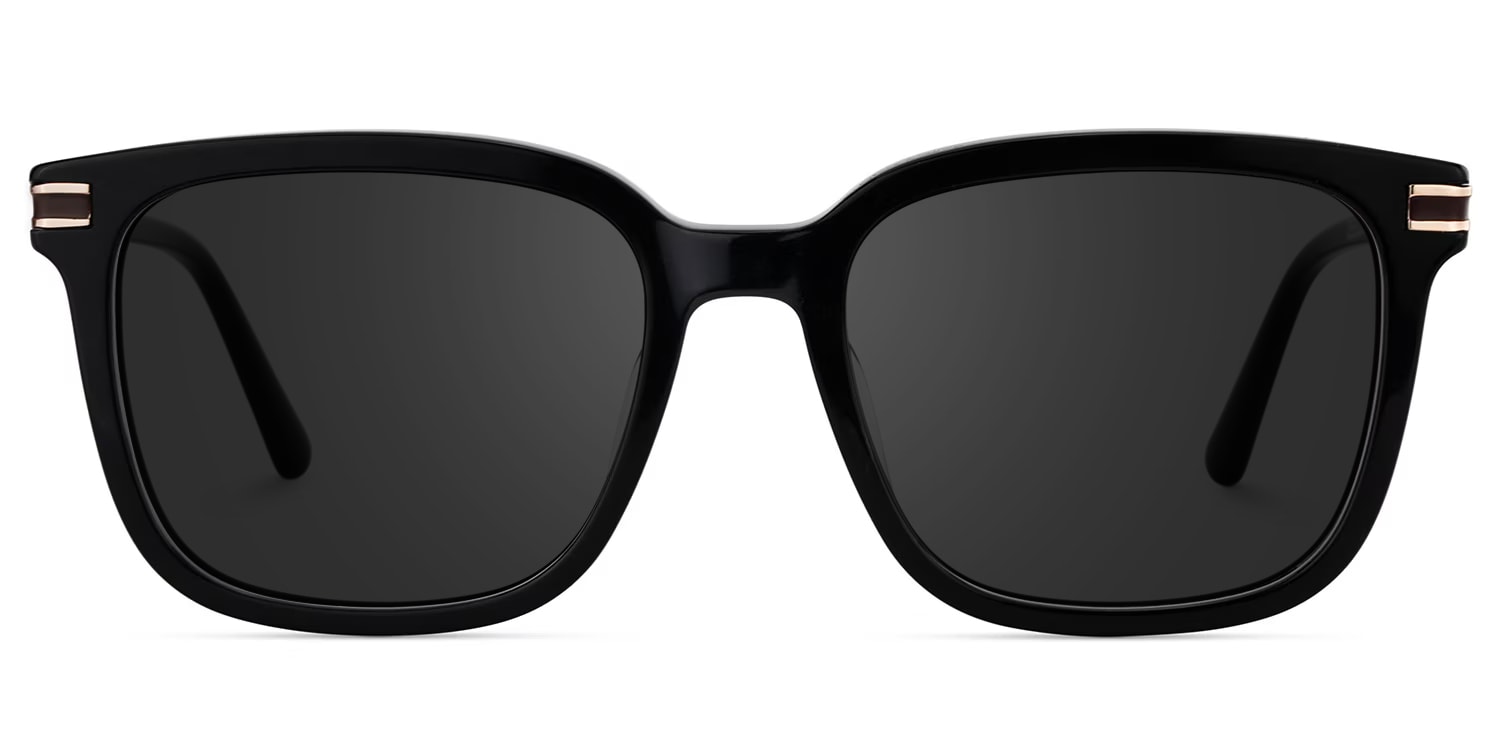 Kenny Square Black Sunglasses