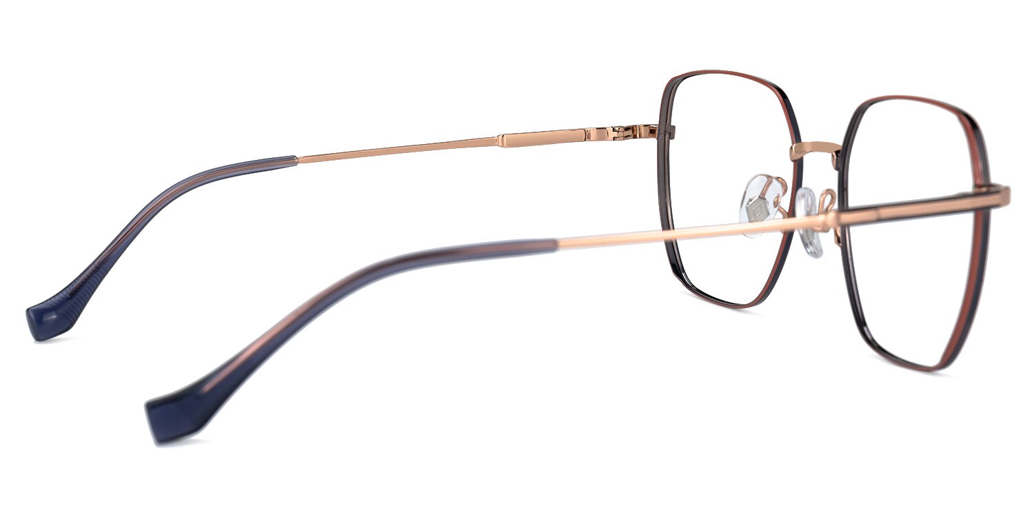 Titanium Conidi Eyeglasses, Conidi Square Glasses -Zeelool Glasses3