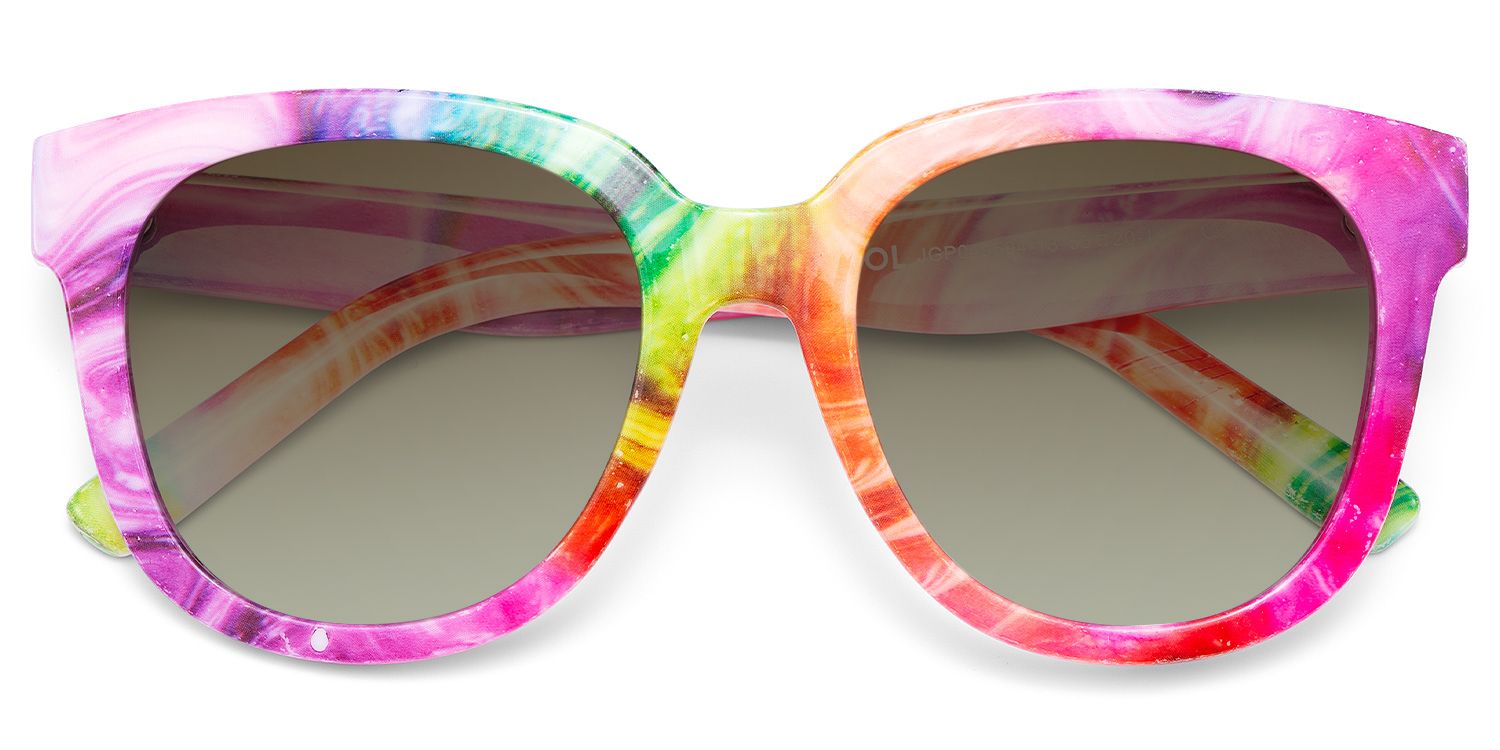 Multicolor Square Frame Glasses - Harrell on Sale | Zeelool1