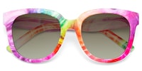 Harrell Square Multicolor Sunglasses1