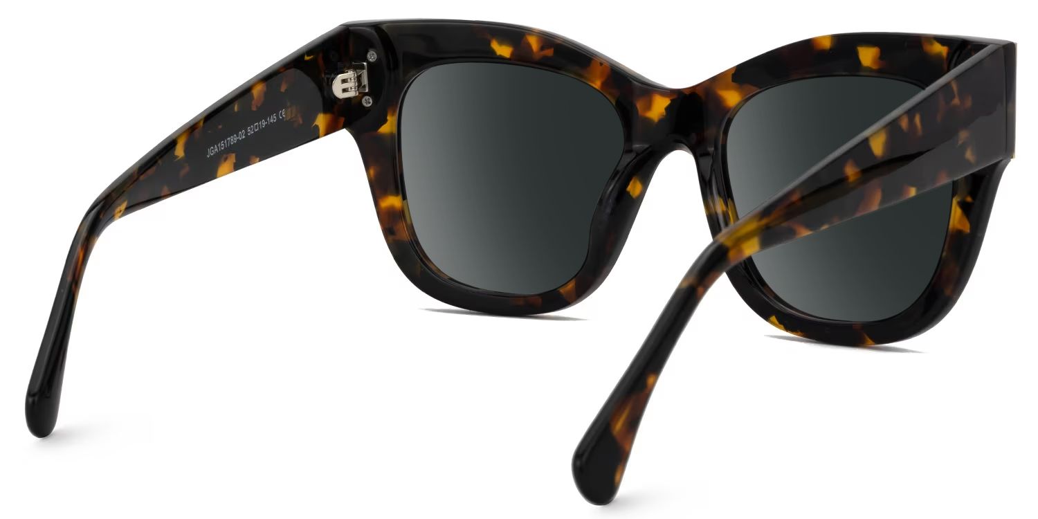 Minfia Square Tortoise Sunglasses for Women & Men | ZEELOOL3
