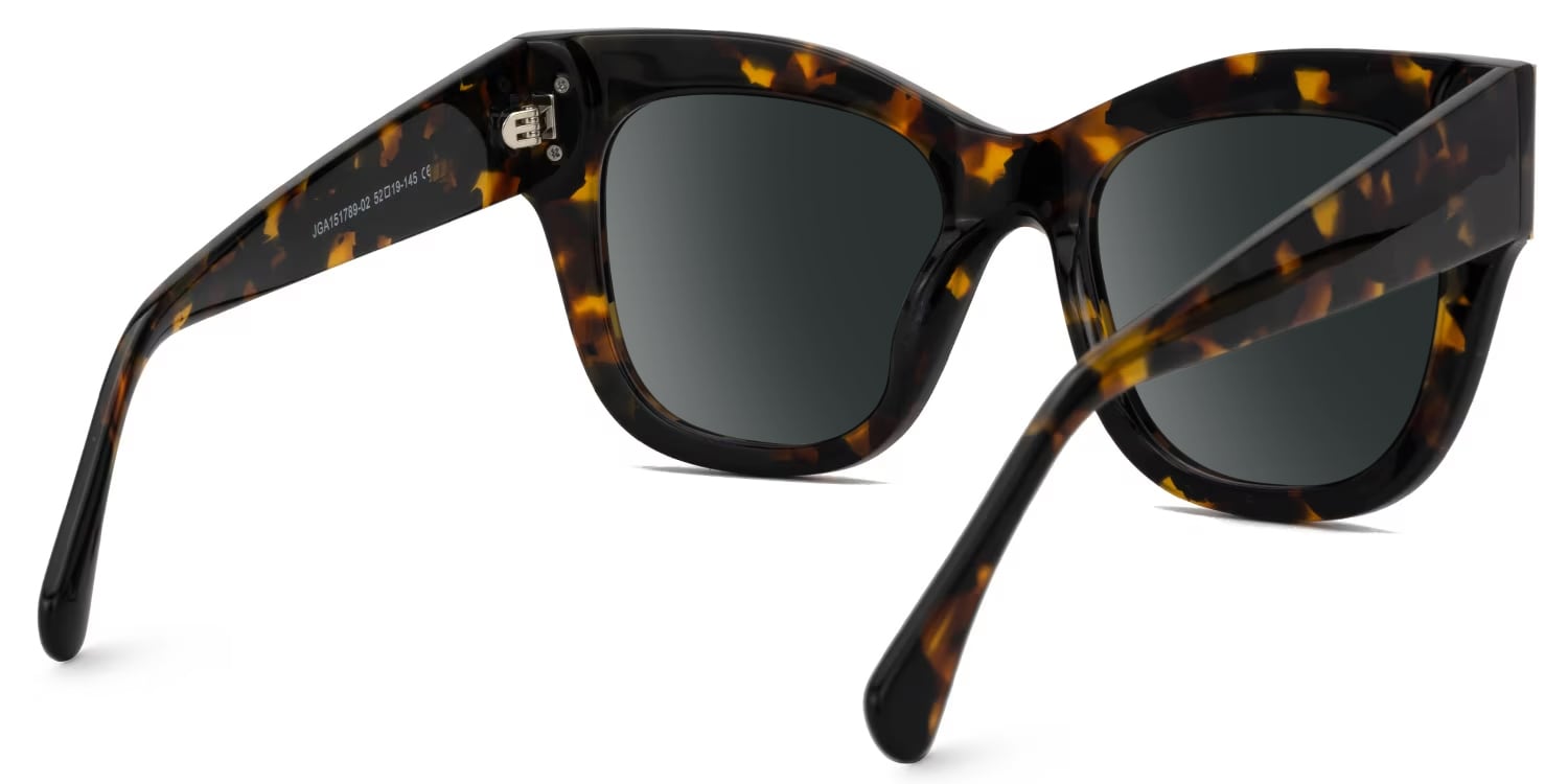 Minfia Square Tortoise Glasses3