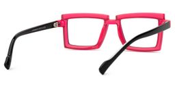 Zephyr Rectangle Red Glasses4