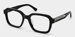 Parker Black Square Glasses3