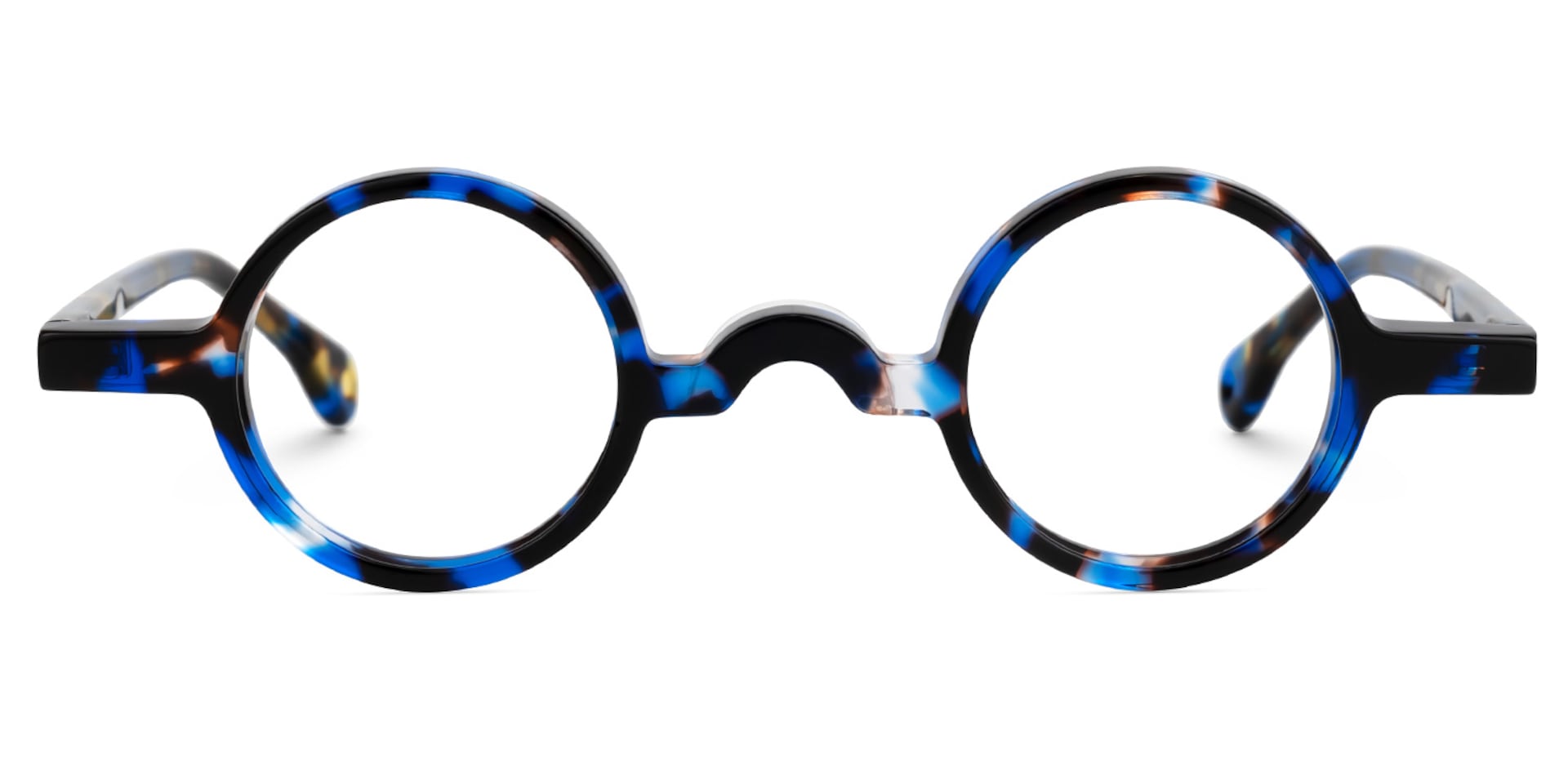 Round Truitt Blue-Tortoise Glasses on sale -Zeelool Glasses0