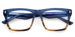 Brookins Rectangle Blue Brown Glasses2