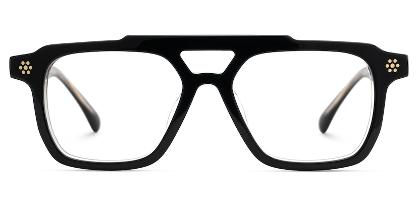 Mercurio Aviator Black Glasses