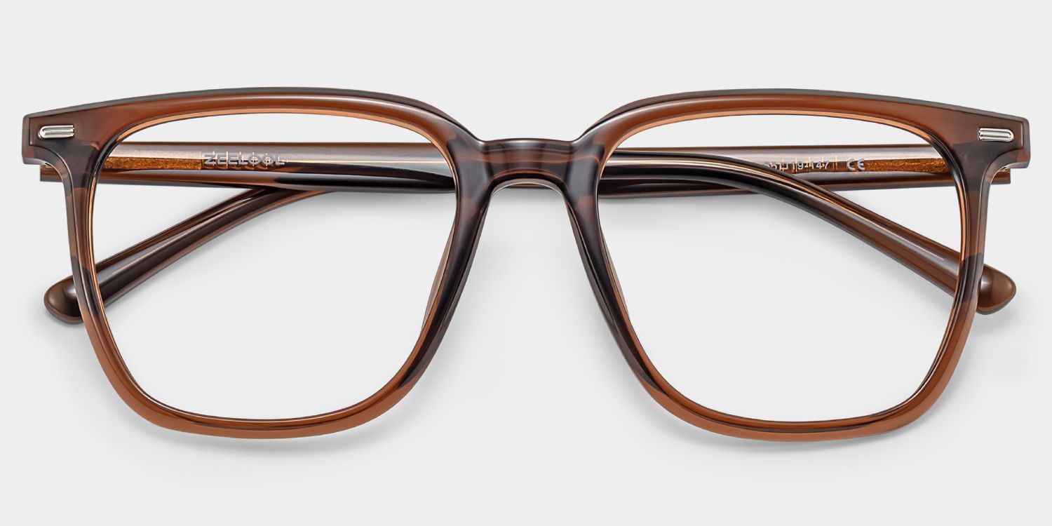 Eliza Square Dark Brown Glasses Frames for Women | ZEELOOL2