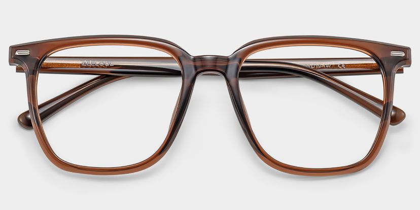 Eliza Dark Brown Glasses Frames for Women | ZEELOOL display picture 3