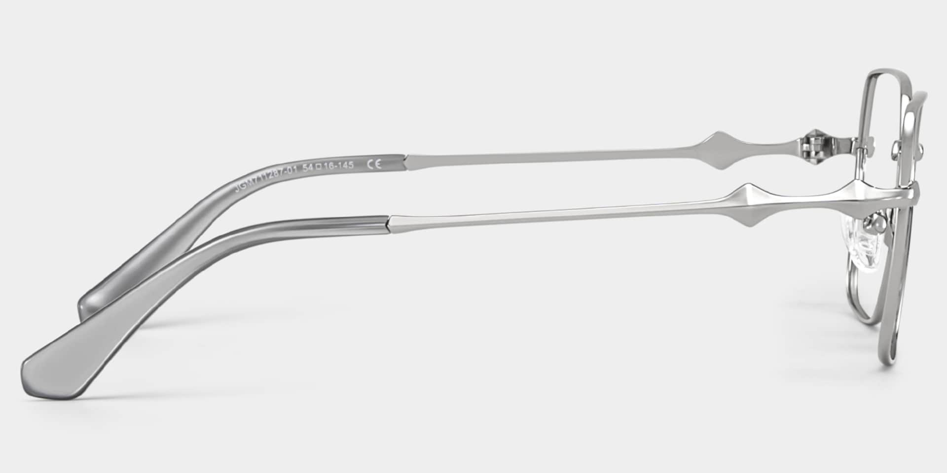 Kayla metal geometric glasses Frame Glasses Online | ZEELOOL3