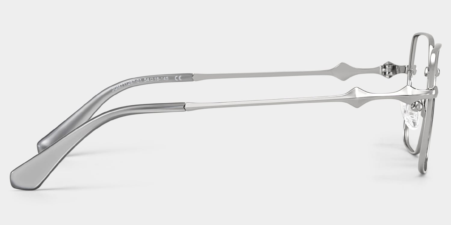 Kayla Geometric Silver Glasses3