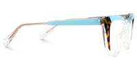 Sawida Cateye Two-Tone Glasses2
