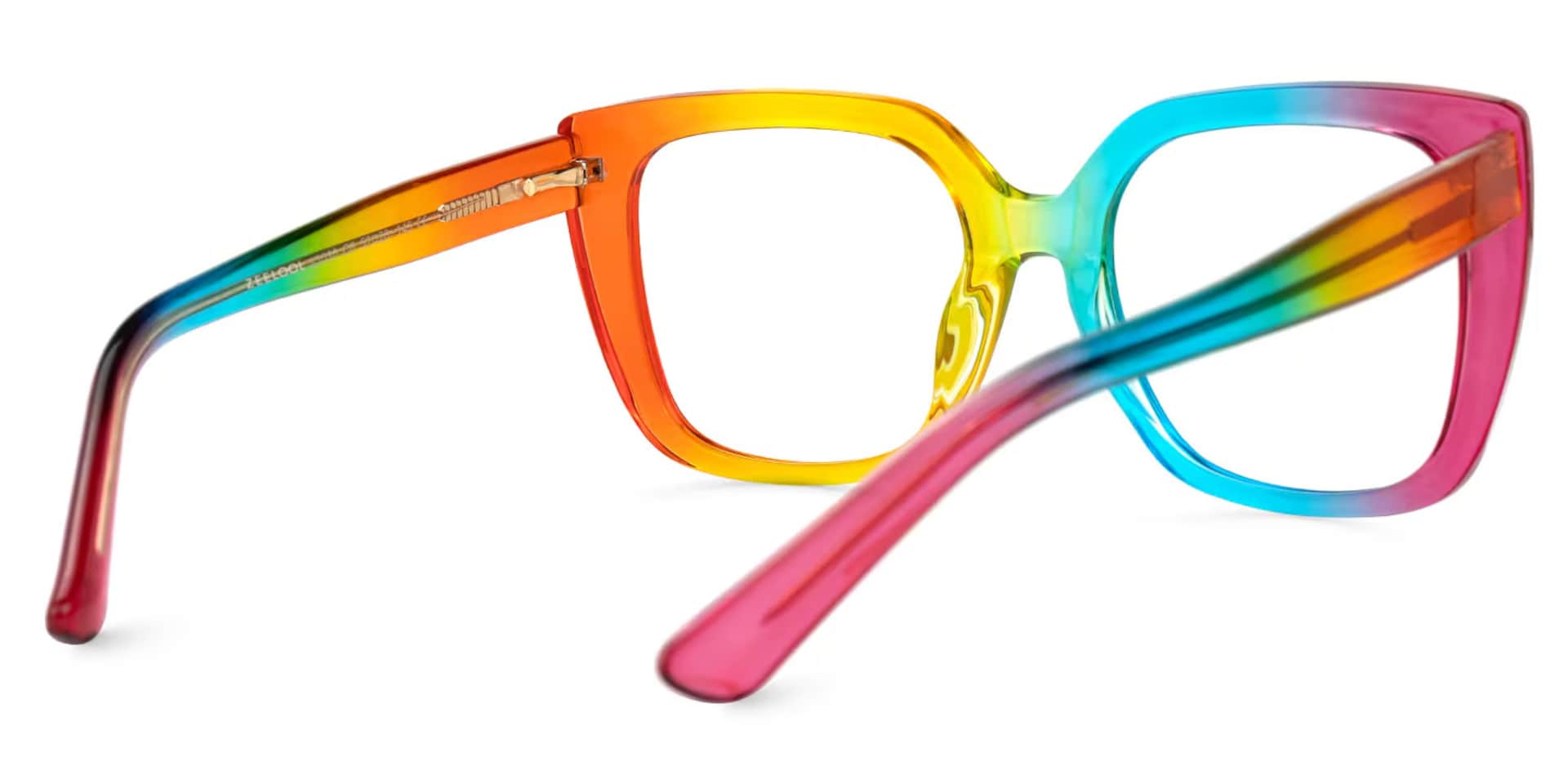 Carrero Square Multicolor Glasses | Zeelool Glasses3