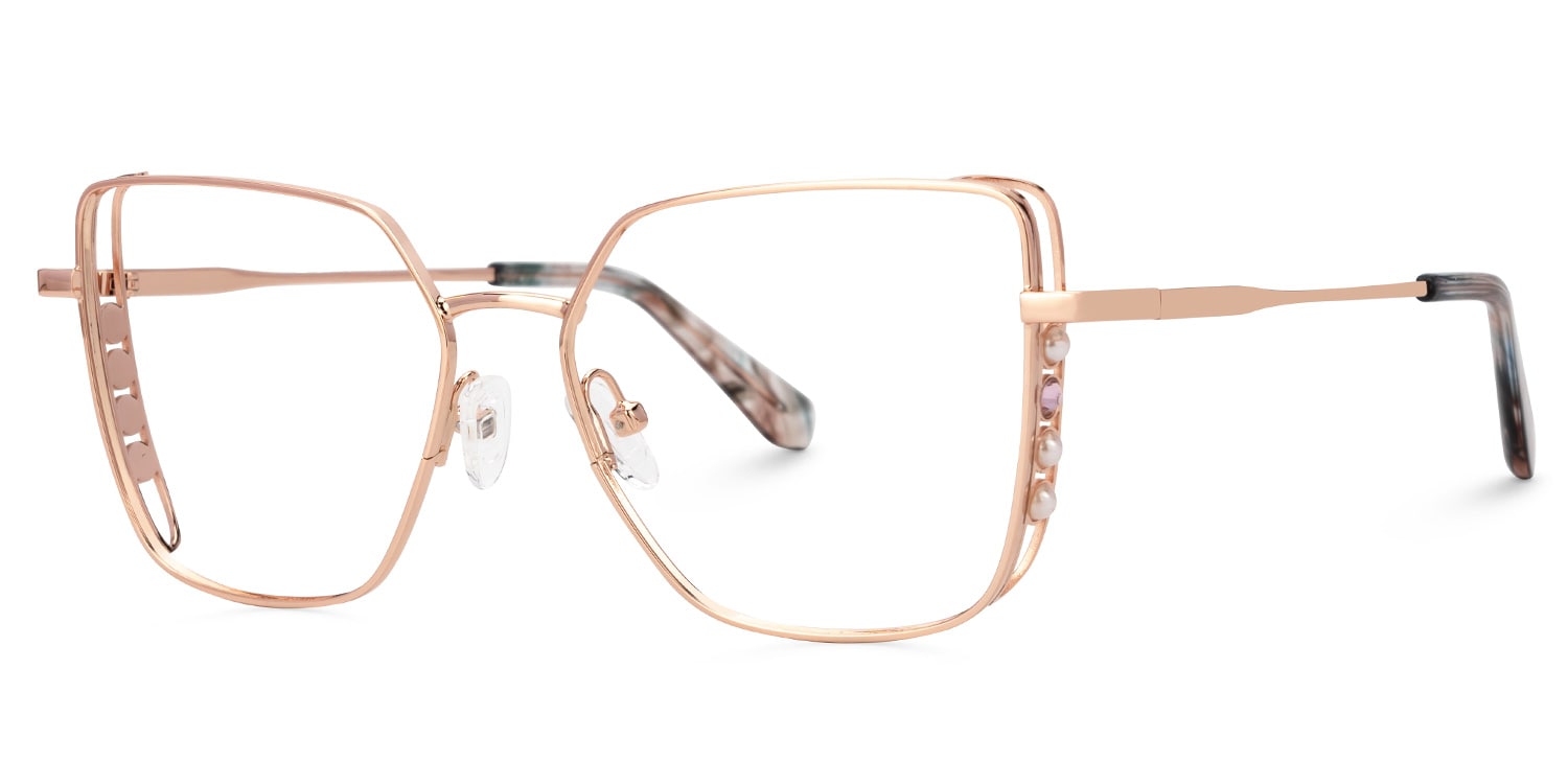 Jamison Square Rose-Gold Glasses1
