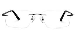 Ndiaye Rectangle Black Glasses0