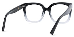 Ebony Square Black Crystal Glasses5