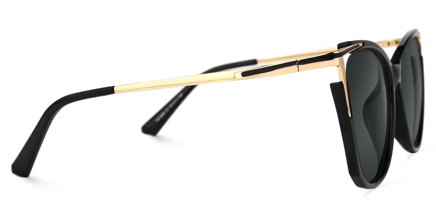 Yomary Black Cateye Frame Sunglasses | Zeelool Optical2