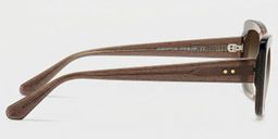 Leona Rectangle Brown Glasses3