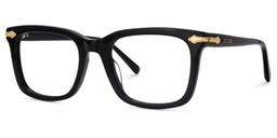 Brochelle Rectangle Black Glasses3