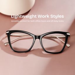 Hilary Butterfly Black Glasses0