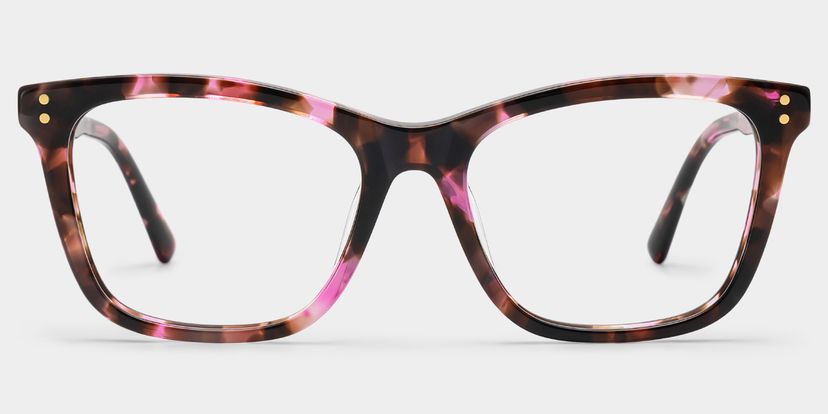 Tyler Pink Tortoise Square Glasses