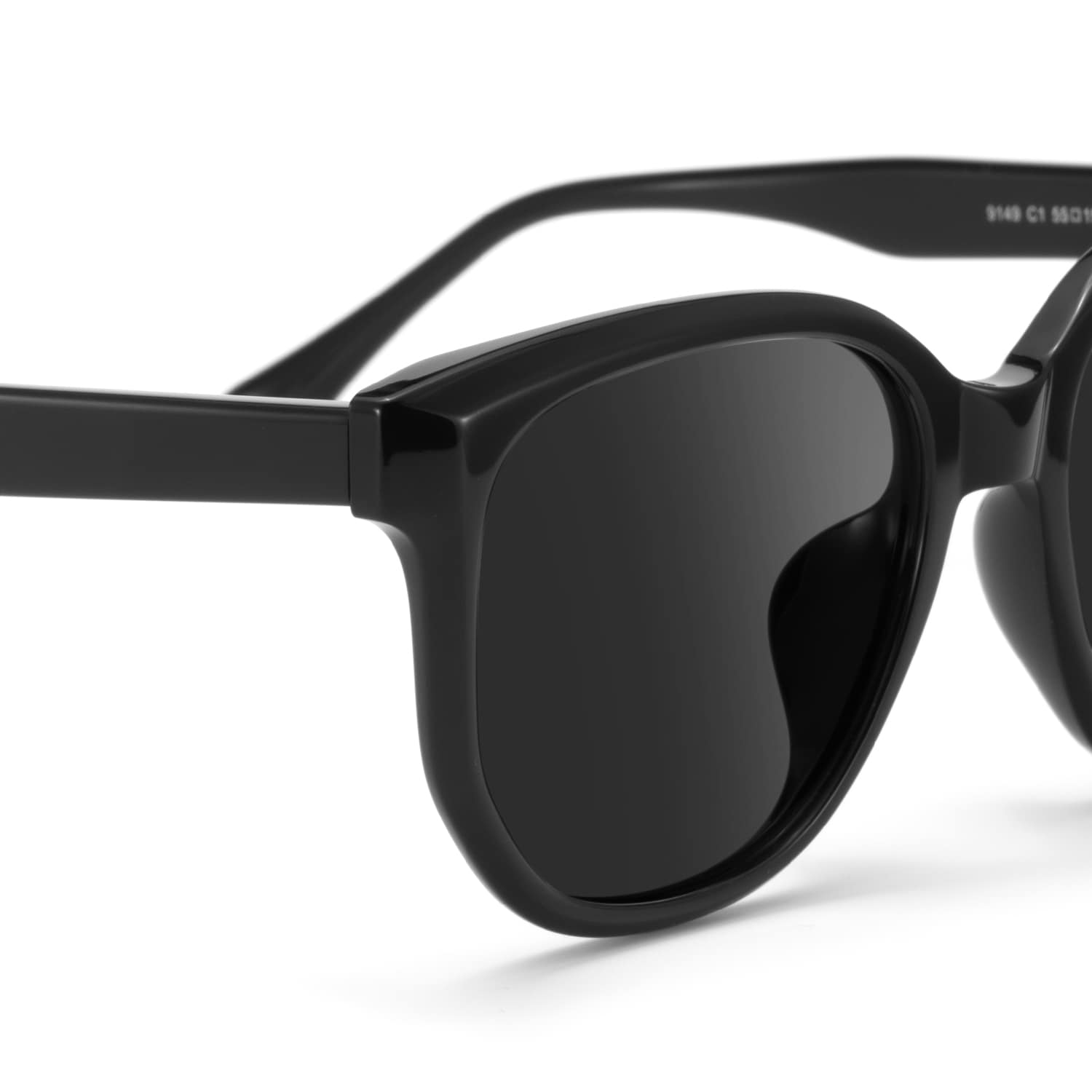 Mirage Geometric Black Sunglasses4