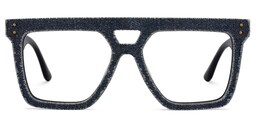 Rubin Square Black Glasses0