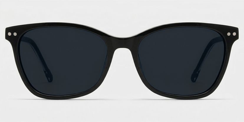 Marigold Black Rectangle Sunglasses