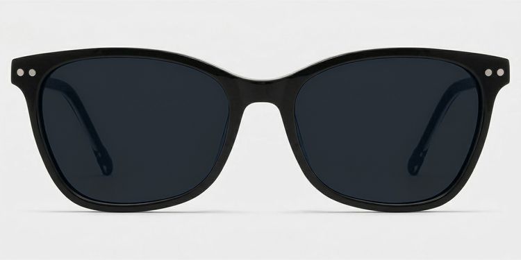 Marigold Black Rectangle Sunglasses