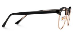 Lekka Browline Black Glasses2