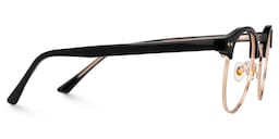 Lekka Browline Black Glasses2
