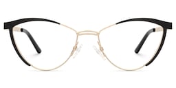 Sydney Cat Eye Black Glasses0