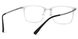 Ivonne Rectangle Gray Glasses3
