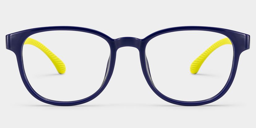 Dale  Round Blue Yellow Glasses