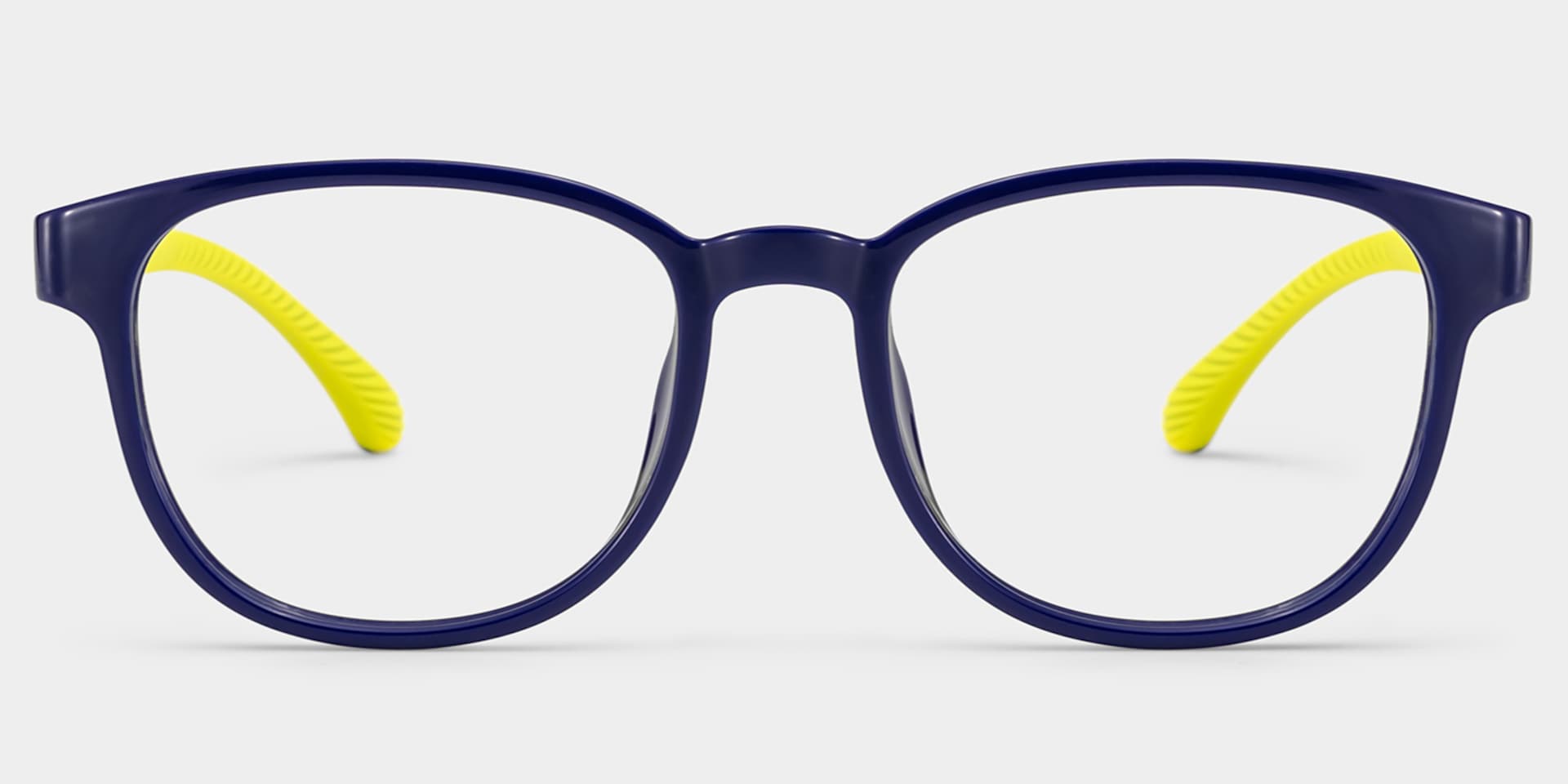 Dale Round Black Yellow Frame Eyeglasses for Pre-tweens1