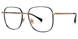 Rashida Square Black Glasses1