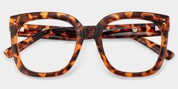 Ebony Square Tortoise Glasses1