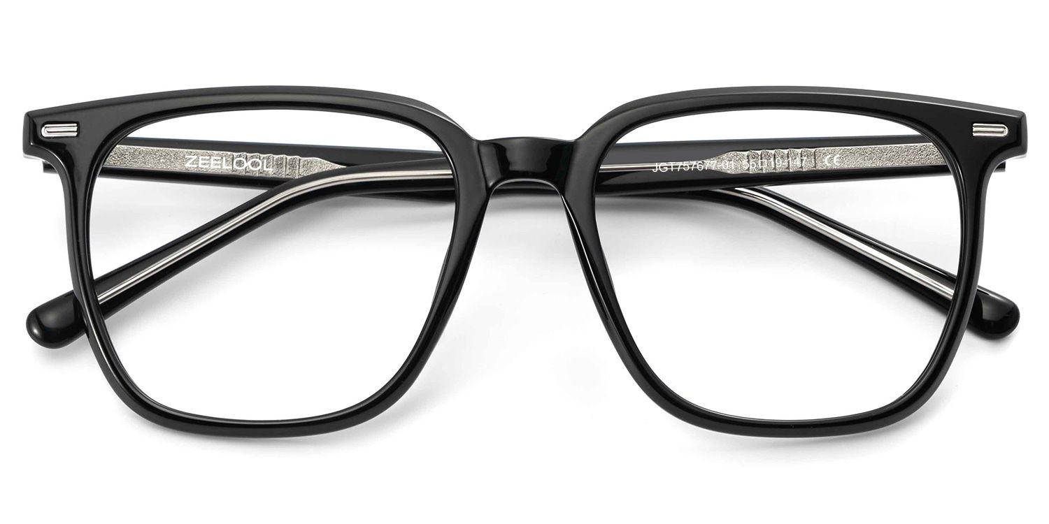 Eliza Square Black TR90 Eyeglass Frame for Daily | ZEELOOL2