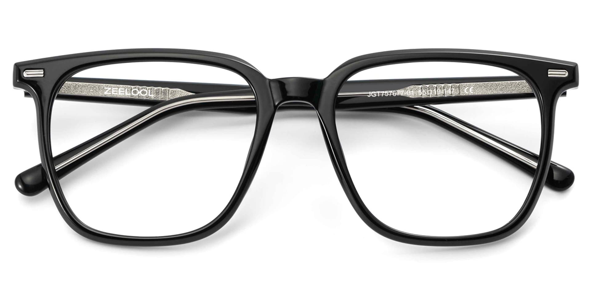 Square Black Eyeglasses Jude TR-90 Frame Glasses2